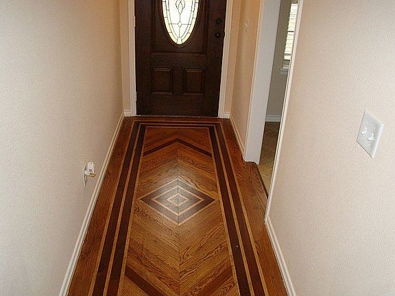 Custom inlaid Entryway