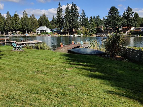 Front yard and dock.