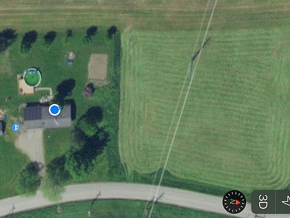 Owned field next to home