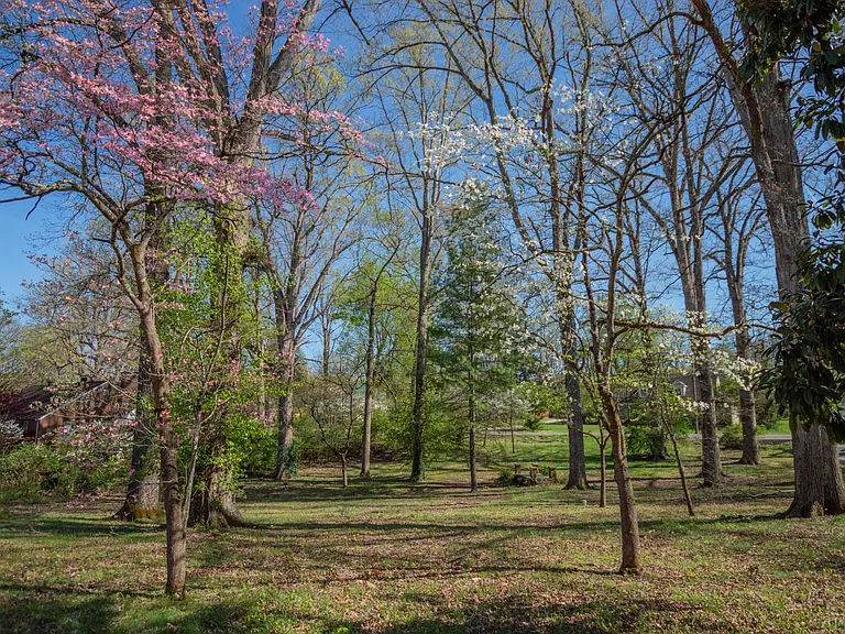 Mature landscaping on 1.24 private acres of all season interest and beauty