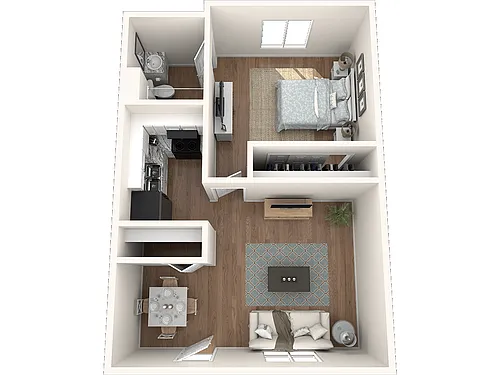 Floor plan 1X1