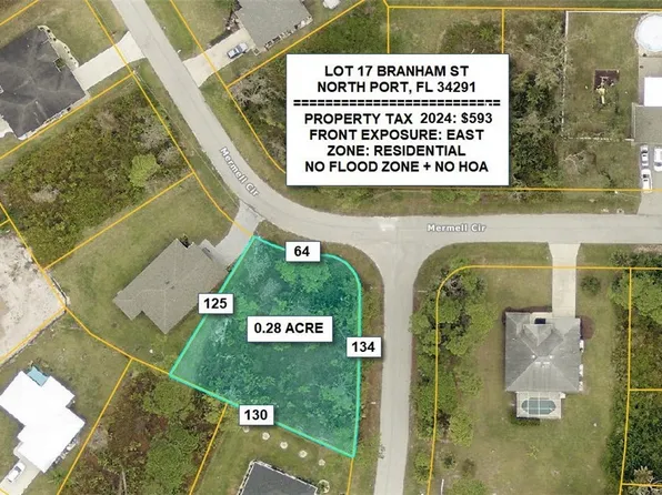 LOT 17 Branham St, North Pt, FL 34291