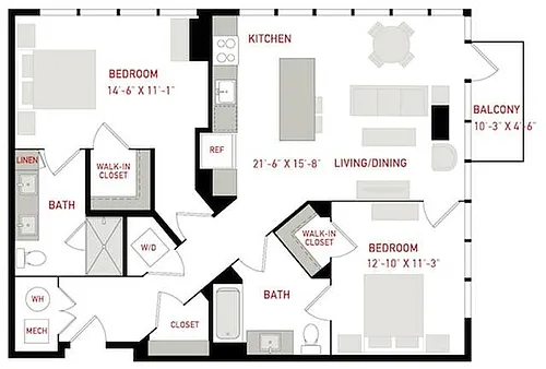 Floor plan The Perfecto