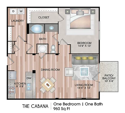 Floor plan The Cabana