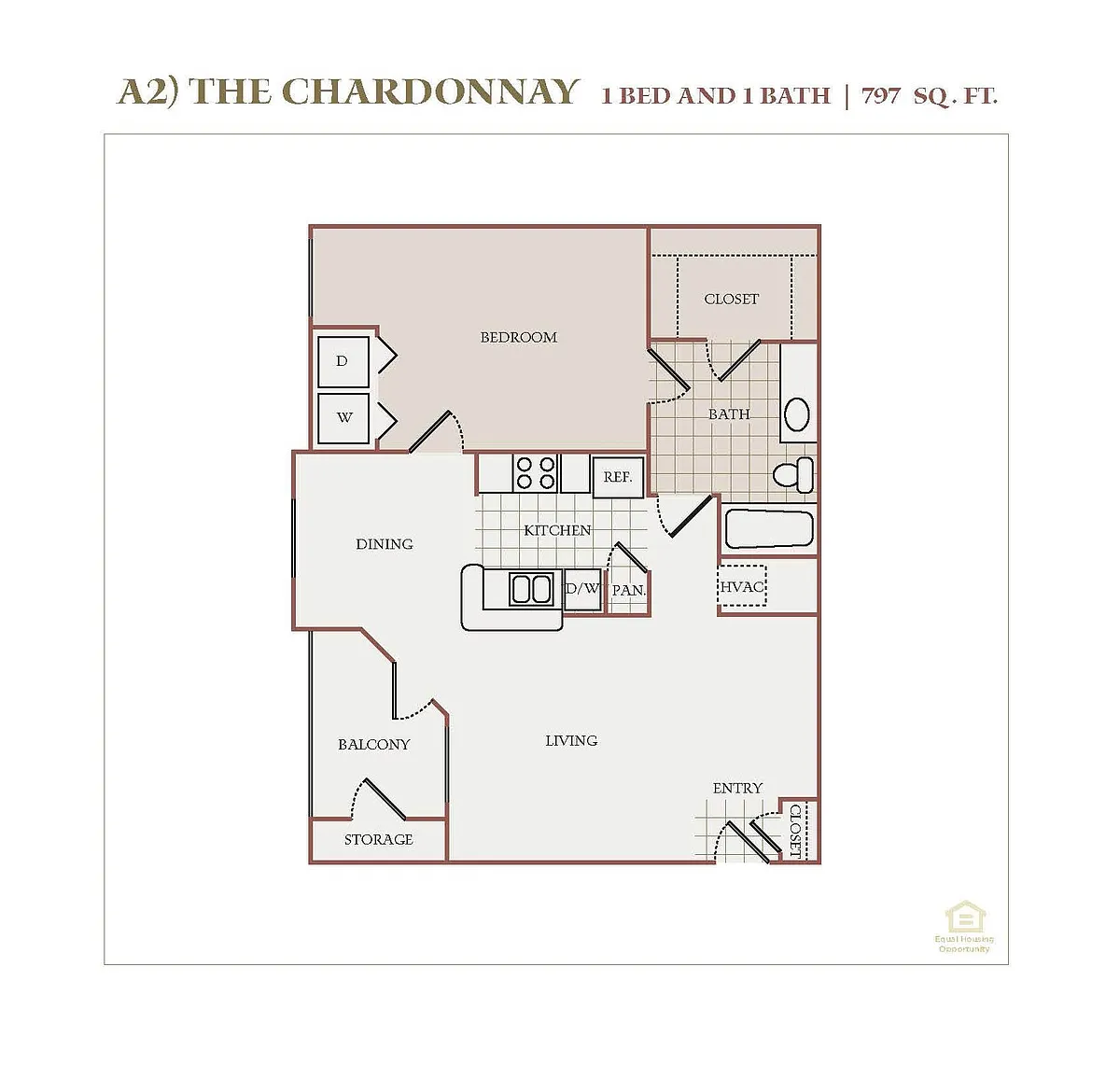 Floor plan A2 (The Chardonnay)
