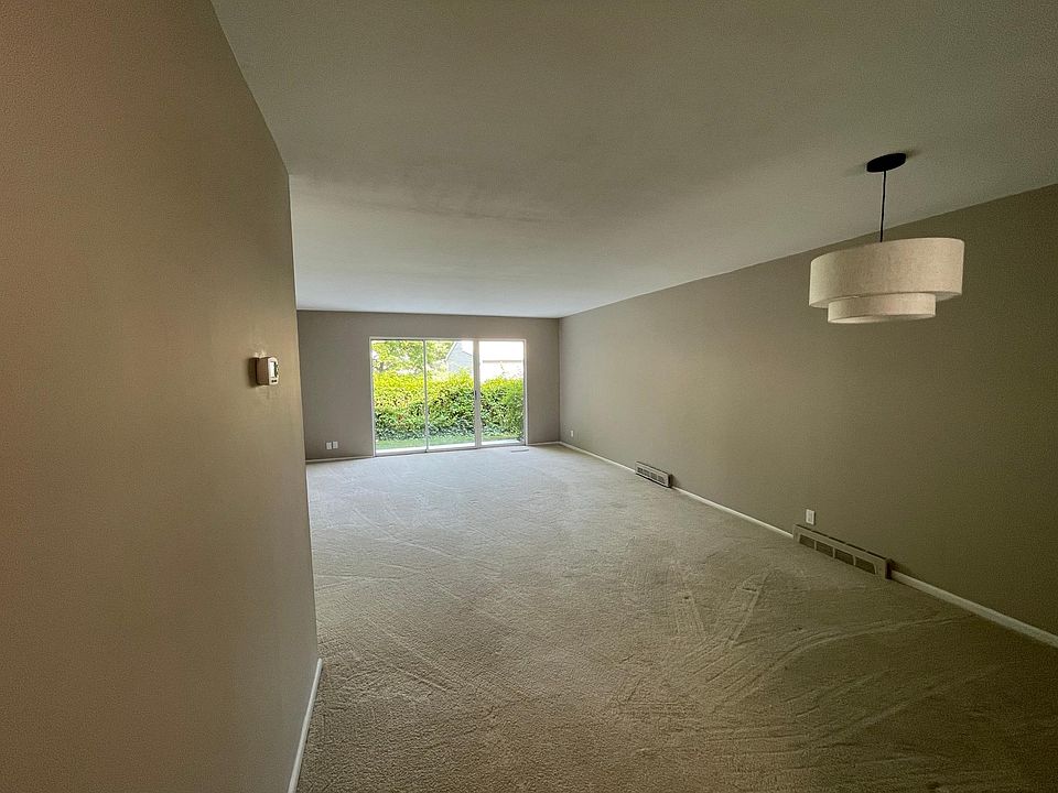 Open floor plan, living and dining room