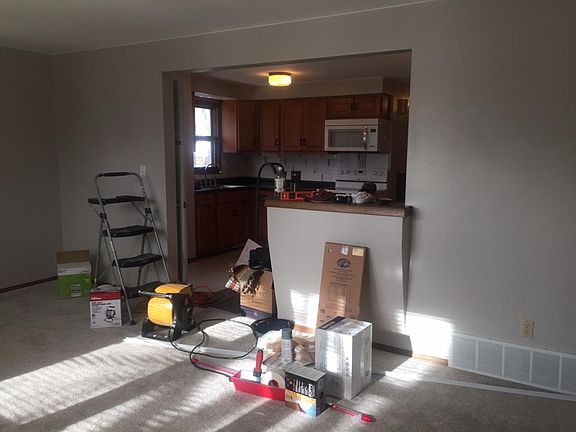 Living room to kitchen
