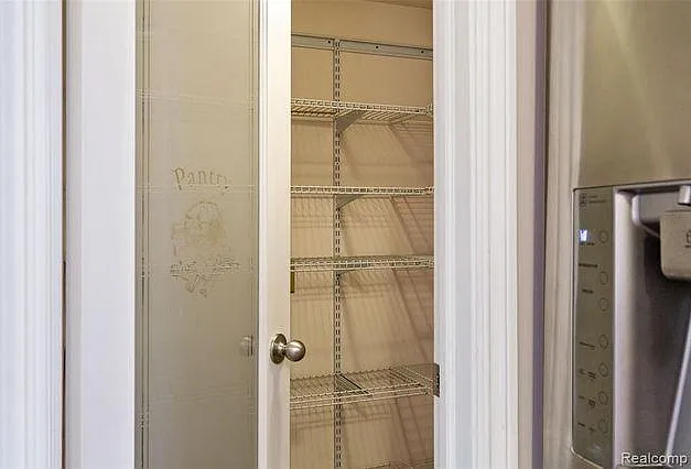 Walk-in pantry.