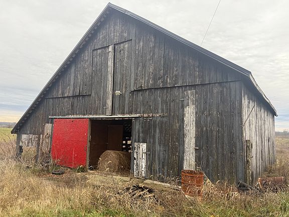 The barn view from the north as you enter the property