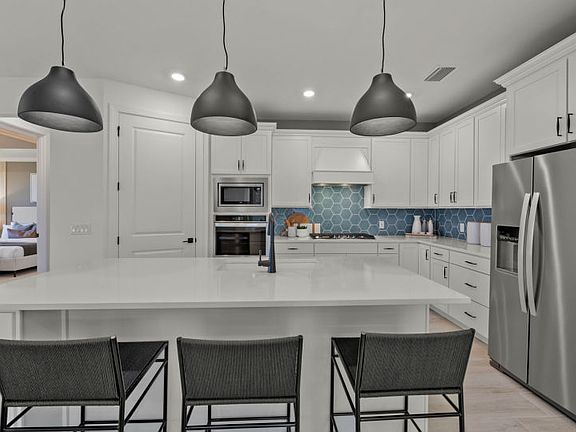 Kitchen with designated pantry