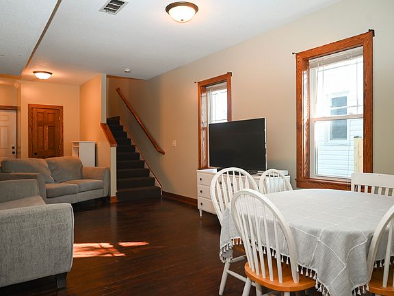 Living room with plenty of natural light.