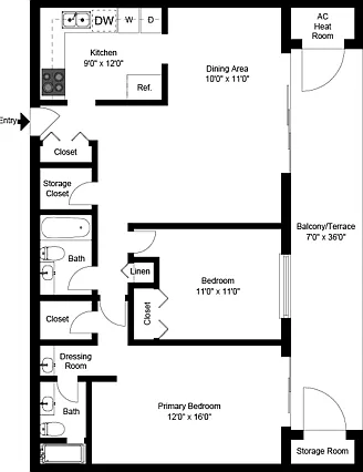 Two Bedroom Two Bathroom Two Bedroom Two Bathroom