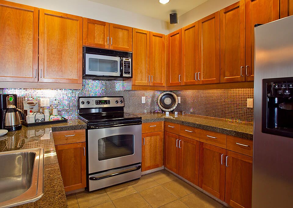 The Crossings Apartments Clubhouse Kitchen