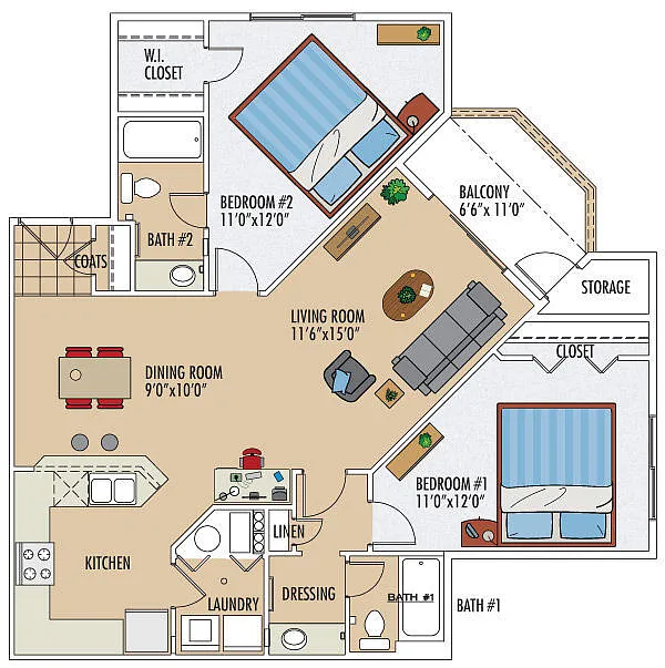 Floor plan Poudre