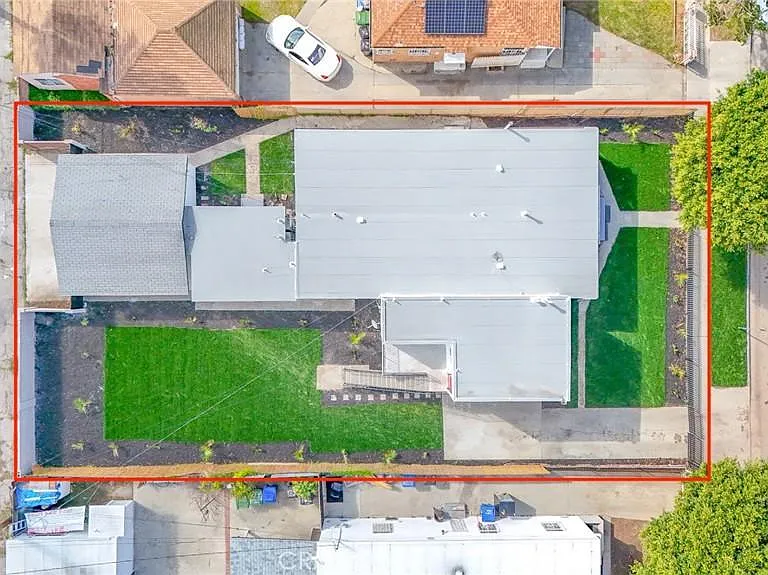 Aerial view of property