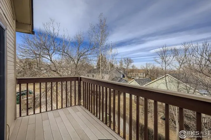 Peaceful private balcony
