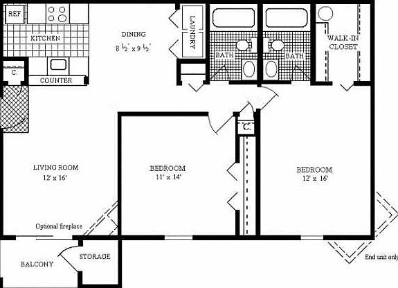 3rd image of 3704 Snowdrift Cir APT 302