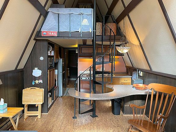 Living Room w/stair to loft