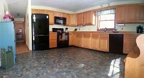 Panoramic view of kitchen