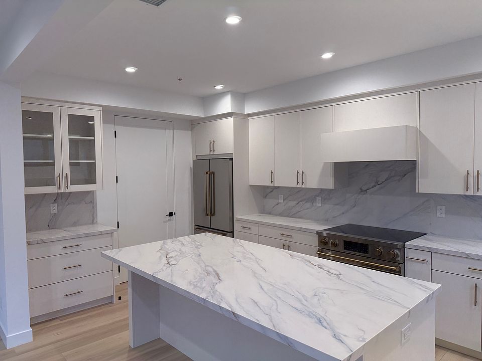 Massive chef's kitchen with luxury appliances