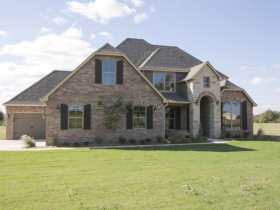 Partial Brick, Stone & Stucco Home