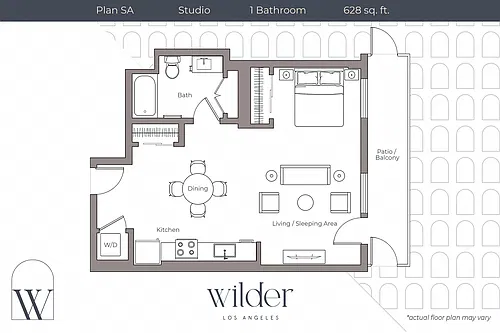 Floor plan Studio A