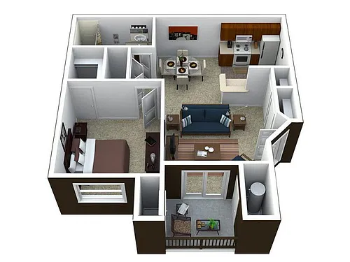 Floor plan A1-830