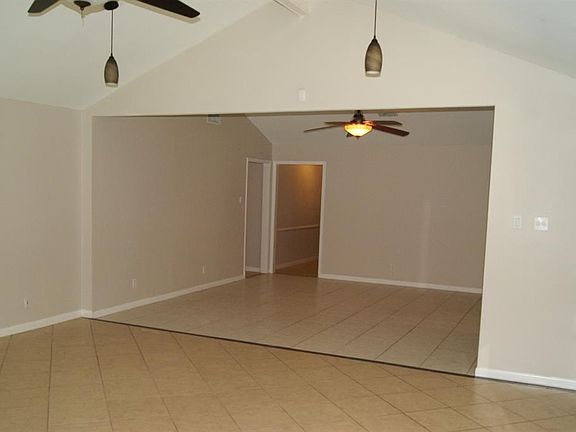 Looking into Dining Room area from Family Room.
