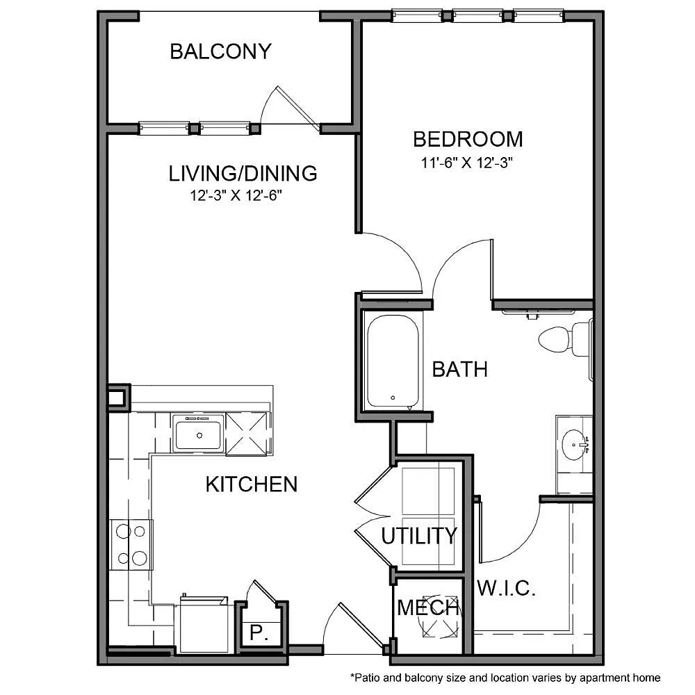 Floor plan BE.A8.ADA
