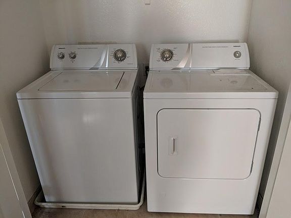 washer and dryer
