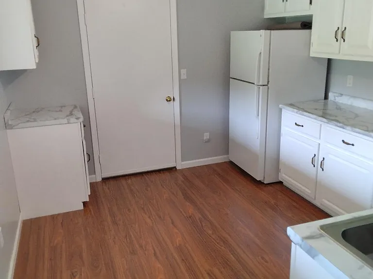 Kitchen with Refrigerator and Stove