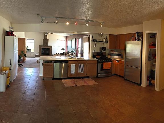 View of Kitchen/Family room from front door