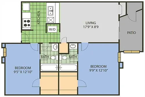 Floor plan B1R