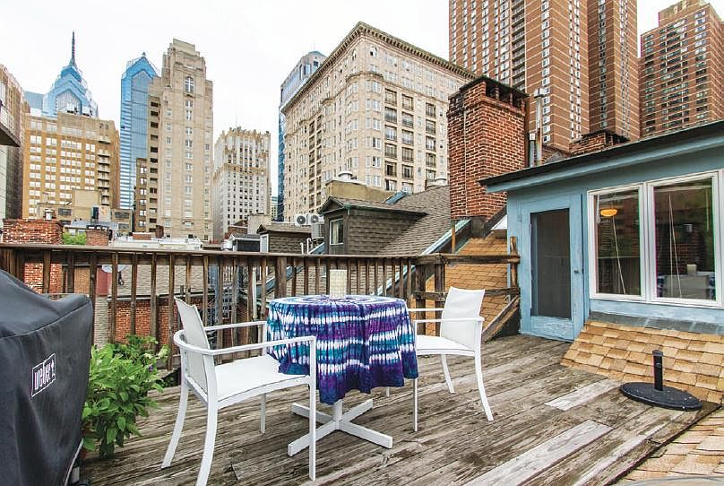 Personal deck in the heart of Center City
