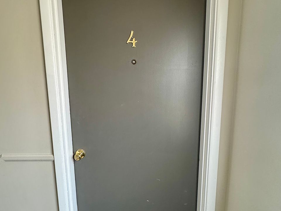 Unit #4 front door