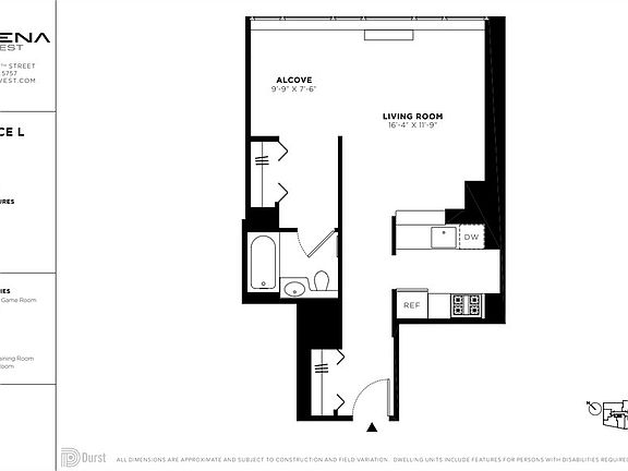 2nd image of 601 W 57th St APT 11L