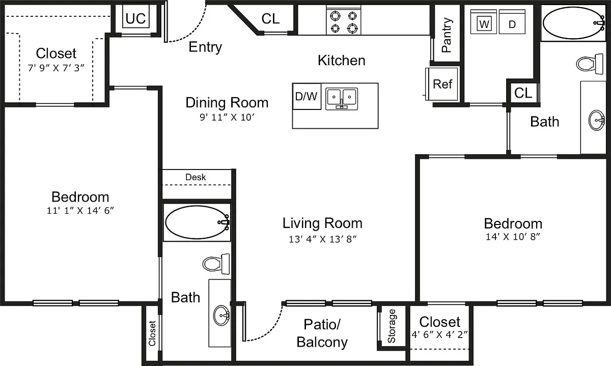Floor plan Greenwich