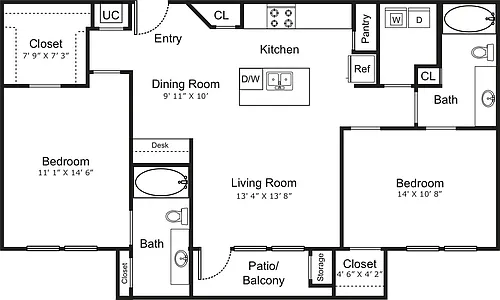 Floor plan Greenwich