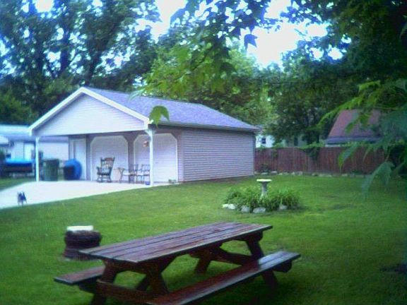 Double wide lot with room to play