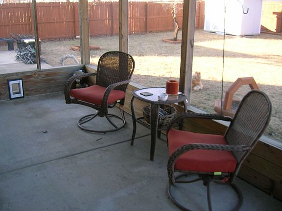 screened in porch