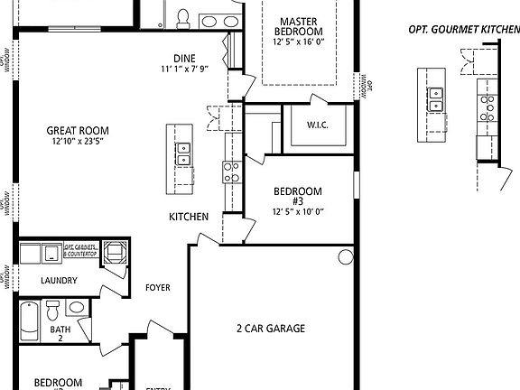 Elevation A - 1st Floor