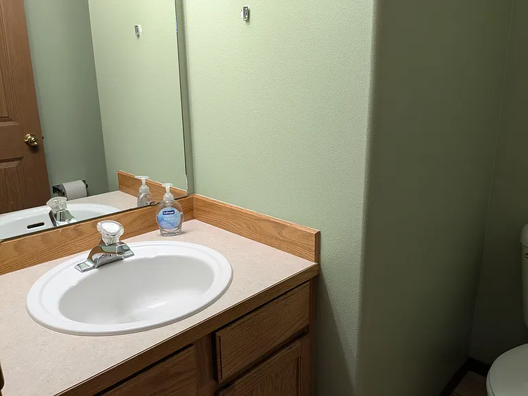 Half bath on ground floor