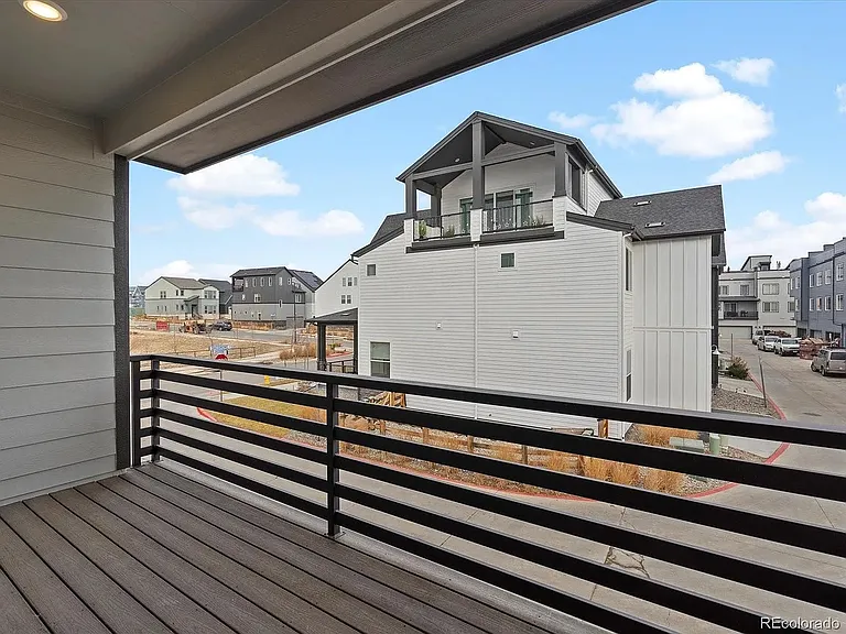 Balcony off of kitchen