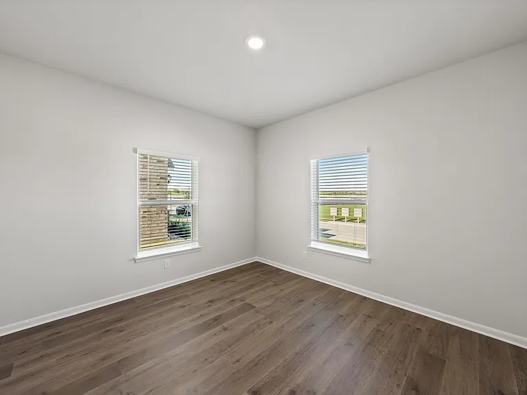 The secondary bedrooms are a great space for children's bedrooms or guest rooms.
