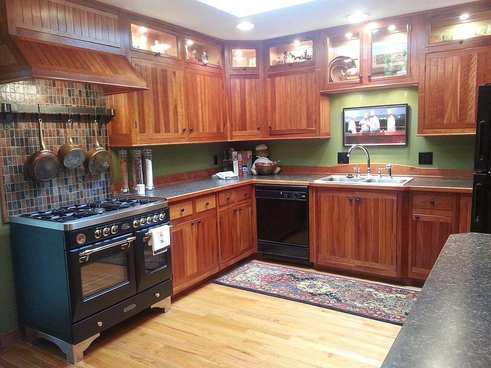Custom cherry kitchen!