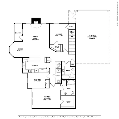 Floor plan The Magnolia - Premium