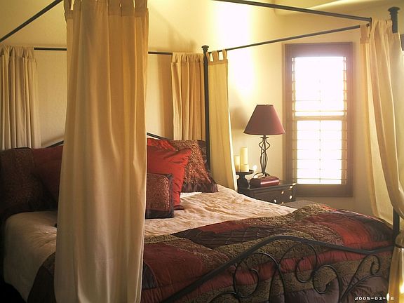 Large master suite with bay window!