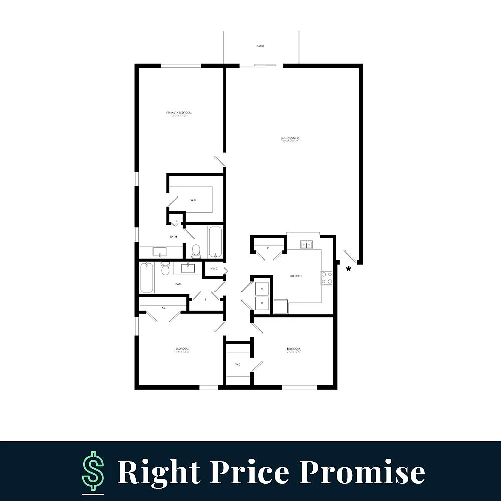 Floor plan The Tranquility