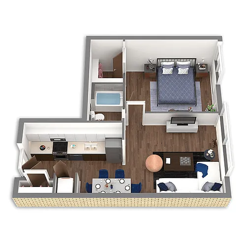 Floor plan Chetco