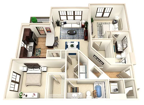 Floor plan B1 - Maelor